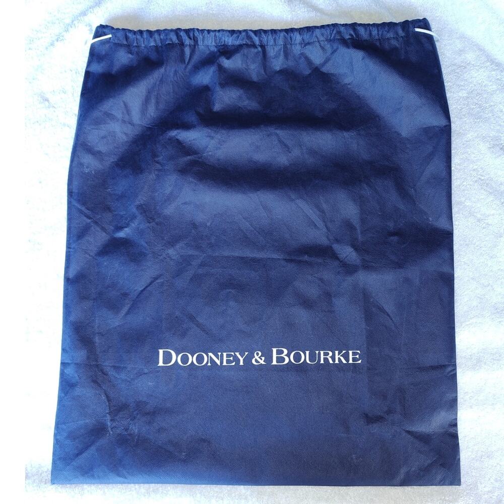 Dooney & Bourke Dark Blue Handbag, Purse, Tote Large Drawstring Top Dust Bag
